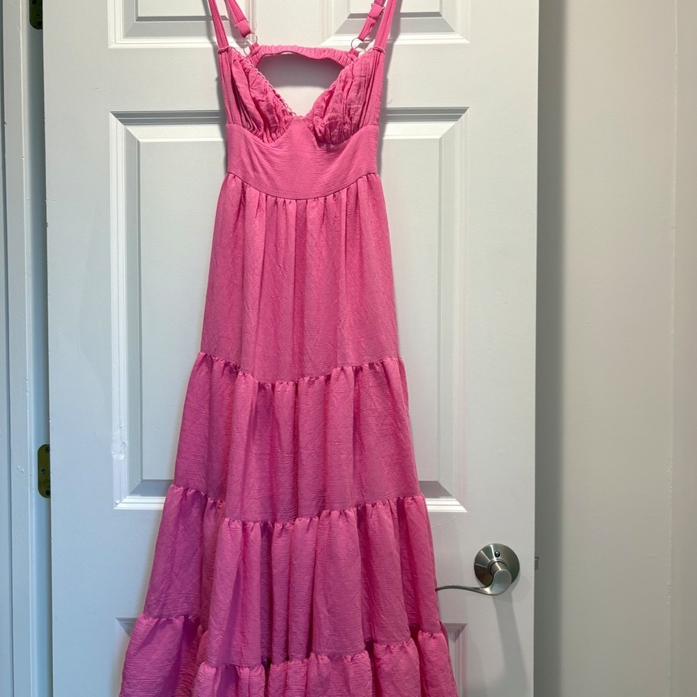 Princess Polly Joella Midi Dress Pink